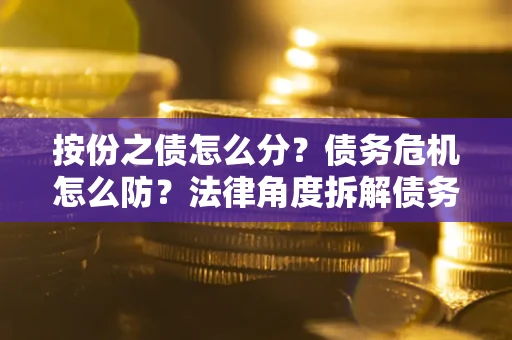 北京按份之债怎么分？债务危机怎么防？法律角度拆解债务分配与风险自保指南