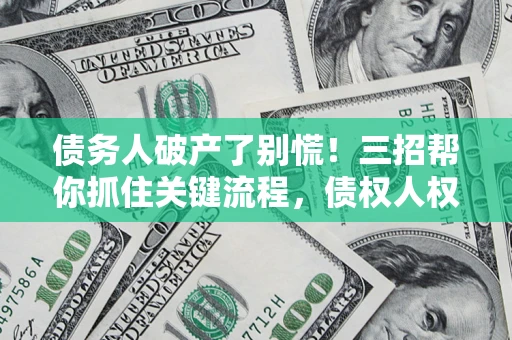 北京债务人破产了别慌！三招帮你抓住关键流程，债权人权益不再缩水