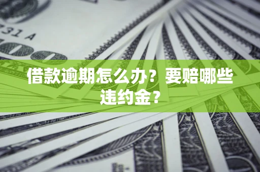 北京借款逾期怎么办？要赔哪些违约金？